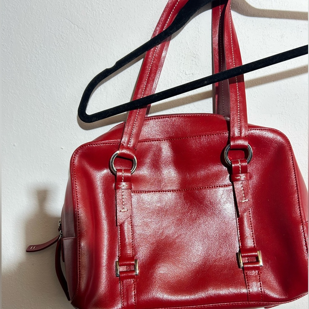 Alfani Cherry Red Satchel
